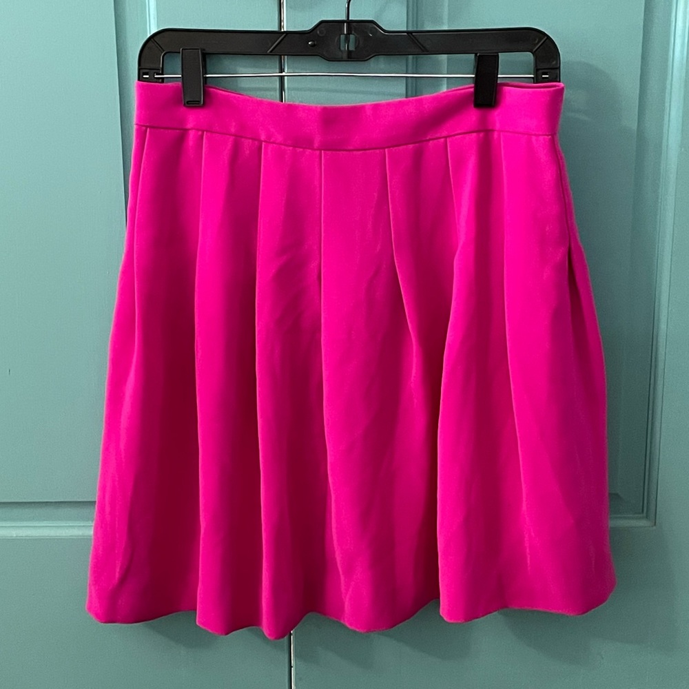 Bright pink J crew skirt